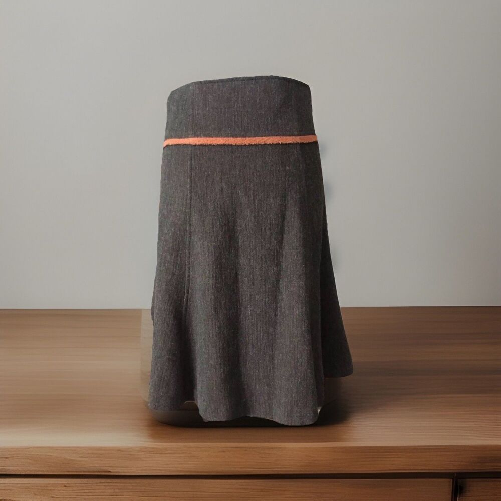Iris Setlakwe Womens Tweed A Line Skirt Brown Size 4
